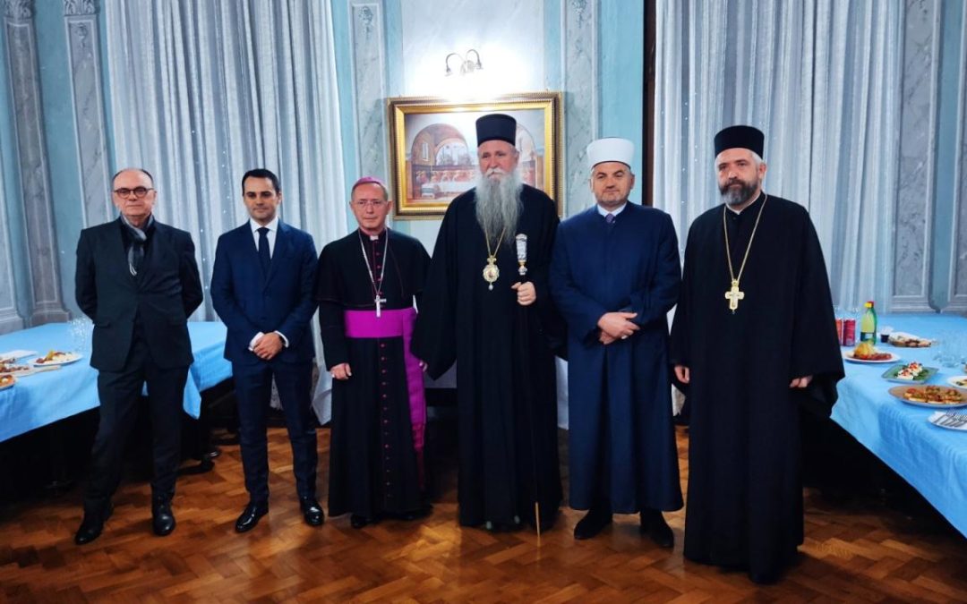 Read more about the article Mitropolit Joanikije na božićnom prijemu u ordinarijatu Barske nadbiskupije