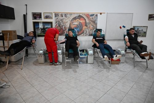 Read more about the article Akcija DDDK „Sveti Jovan Vladimir“ u parohijskom domu u Sutomoru. Prikupljeno 46 jedinica krvi.